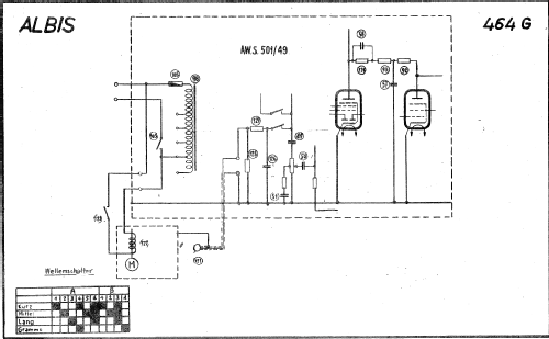 464G; Albis, Albiswerke AG (ID = 16377) Radio