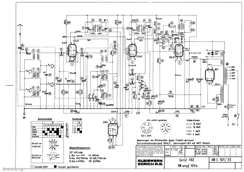 482D; Albis, Albiswerke AG (ID = 2574402) Radio