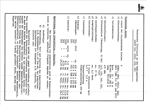 521D; Albis, Albiswerke AG (ID = 2567219) Radio