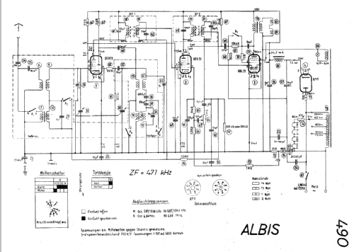 Elfenbein 490; Albis, Albiswerke AG (ID = 16415) Radio