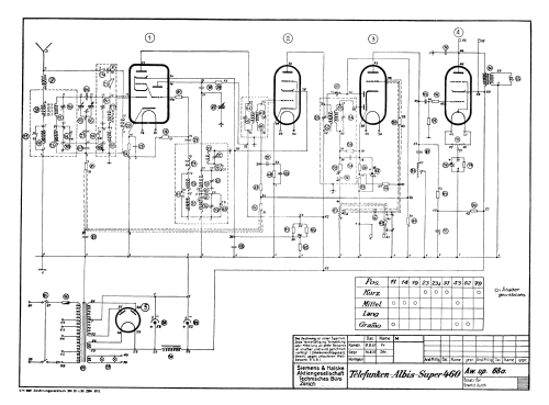 Super 460b; Albis, Albiswerke AG (ID = 2538187) Radio