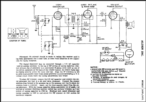 1601 ; Aldens Inc.; Chicago (ID = 373208) Radio