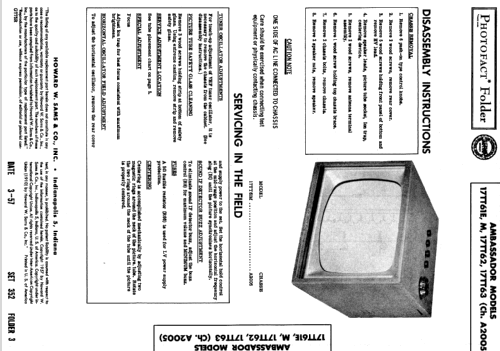 Ambassador 17TT62 Ch= A2005; Ambassador Allied (ID = 1862725) Television