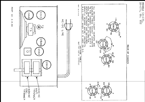 5H-571 Ch= YHU; Allied Radio Corp. (ID = 220866) Radio