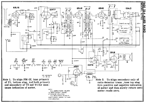 8J 702 ; Allied Radio Corp. (ID = 195453) Radio