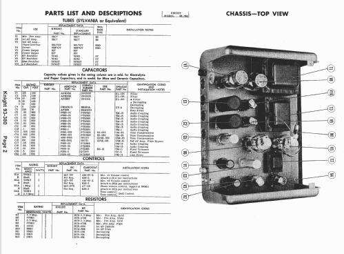 93-380 ; Allied Radio Corp. (ID = 1629309) Ampl/Mixer