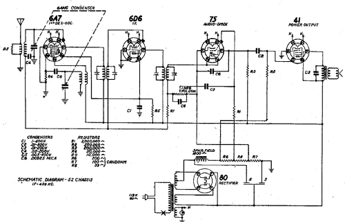 A 10501 Ch= 5 Z; Allied Radio Corp. (ID = 270380) Radio