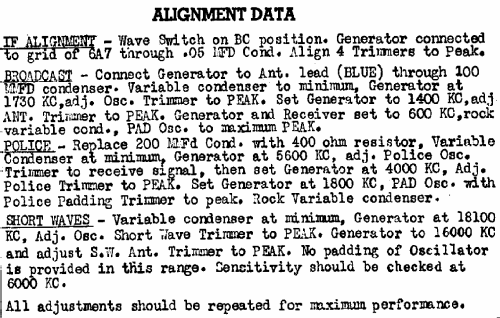 A 10507 Ch= 7 M; Allied Radio Corp. (ID = 270373) Radio