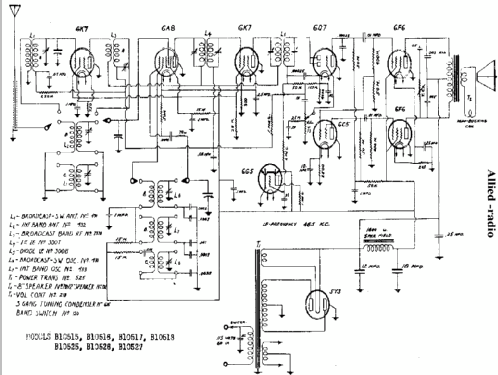 B 10527 ; Allied Radio Corp. (ID = 277613) Radio