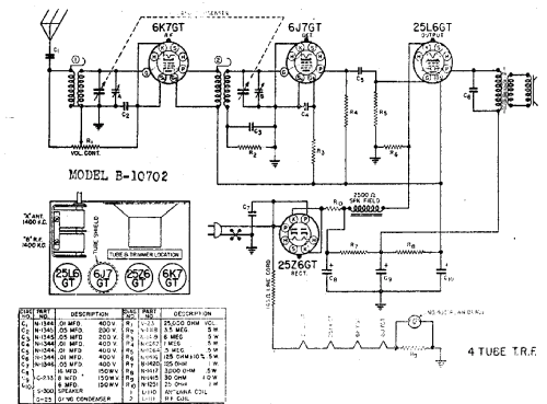 B-10702 ; Allied Radio Corp. (ID = 274128) Radio