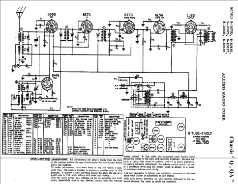 E10829 Q; Allied Radio Corp. (ID = 283207) Radio