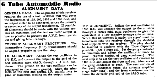 E-10891 ; Allied Radio Corp. (ID = 274495) Car Radio