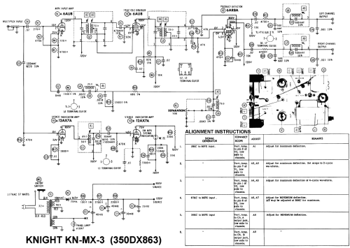 FM Stereo Multiplex Adapter KN-MX3; Allied Radio Corp. (ID = 1838253) mod-past25