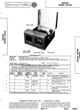 Knight 5H700; Allied Radio Corp. (ID = 2848157) Radio