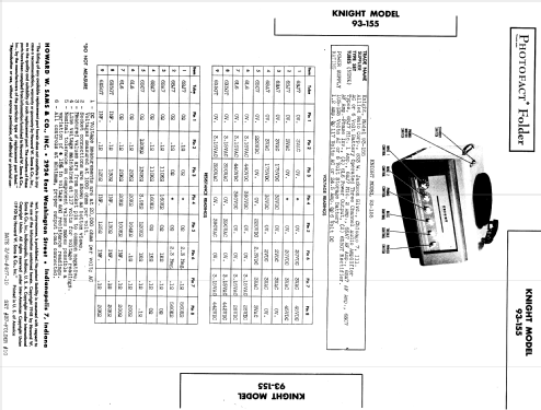Knight 93-155; Allied Radio Corp. (ID = 962209) Ampl/Mixer