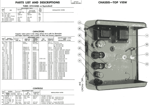 Knight 93-320; Allied Radio Corp. (ID = 1193576) Ampl/Mixer