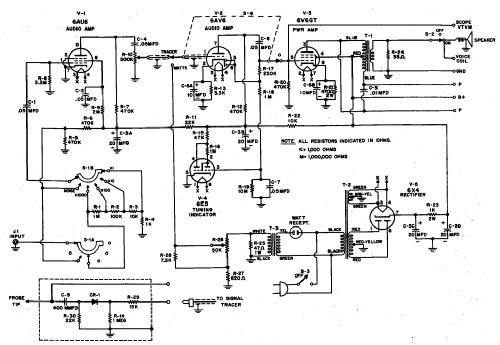 Knight Signal Tracer 83Y135; Allied Radio Corp. (ID = 2382655) Equipment