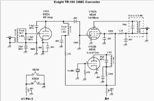 Knight TR-106; Allied Radio Corp. (ID = 2729651) Kit