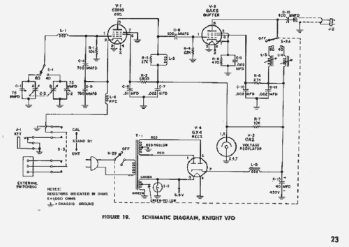 Knight VFO Kit ; Allied Radio Corp. (ID = 2655484) Amateur-D