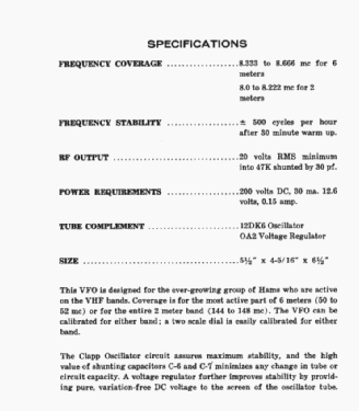 Knight V-107 ; Allied Radio Corp. (ID = 2729662) Amateur-D