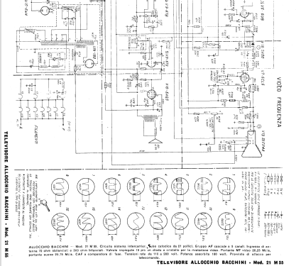 21M55; Allocchio Bacchini (ID = 1099311) Televisore