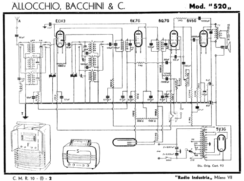520S; Allocchio Bacchini (ID = 118741) Radio