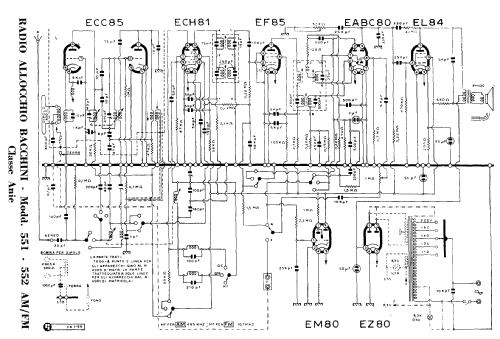 522 AM/FM; Allocchio Bacchini (ID = 970611) Radio