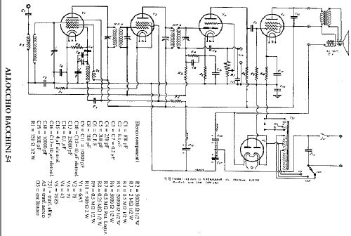 54CA/M; Allocchio Bacchini (ID = 939465) Radio