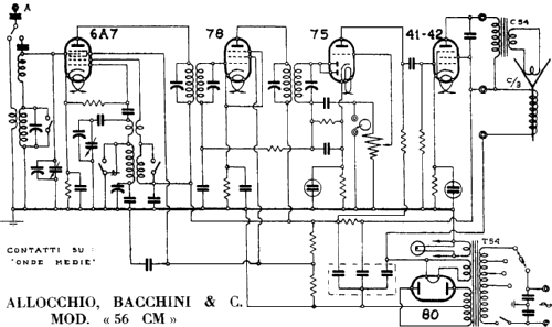 56M ; Allocchio Bacchini (ID = 216565) Radio