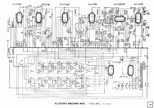 956MF; Allocchio Bacchini (ID = 340601) Radio
