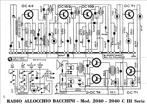 Cucciolo 2040/C; Allocchio Bacchini (ID = 938305) Radio