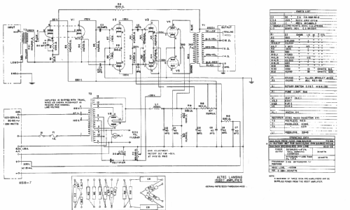 Bridging Amplifier 1520T; Altec Lansing Corp.; (ID = 2281699) Ampl/Mixer