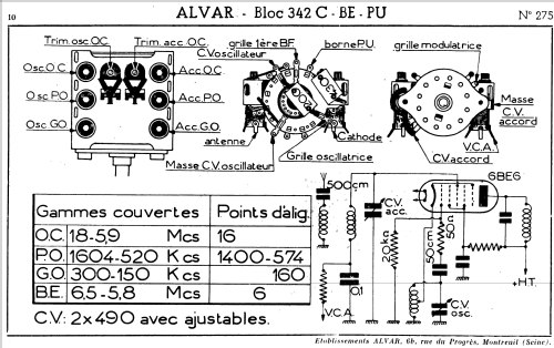 Bloc 342; Alvar Electronic; (ID = 1041206) Radio part