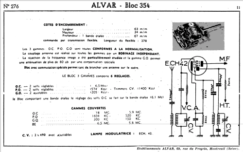 Bloc 354; Alvar Electronic; (ID = 1041208) Radio part