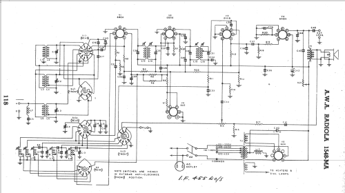 AWA 1548MA; Amalgamated Wireless (ID = 2687201) Radio
