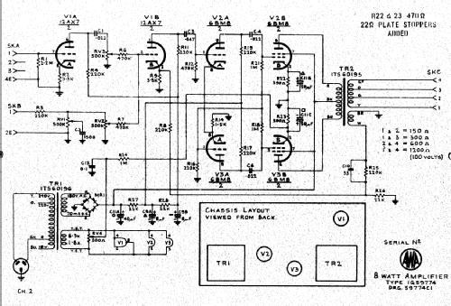 AWA 8 watt Amplifier PA774 1G59774; Amalgamated Wireless (ID = 1471283) Verst/Mix