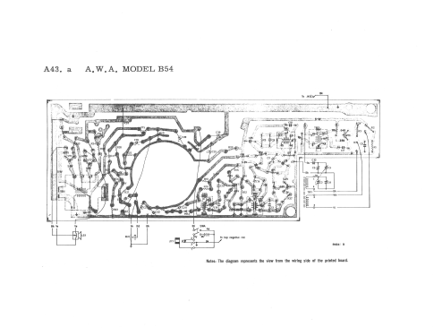 Radiola Eight Transistor B54; Amalgamated Wireless (ID = 2051186) Radio