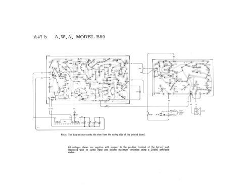 Radiola Transistor Carnaby 7 B59; Amalgamated Wireless (ID = 2051190) Radio