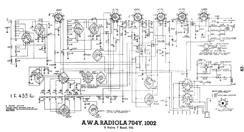 AWA 1002 Ch=C97; Amalgamated Wireless (ID = 790906) Radio