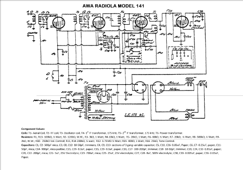 Radiola 141; Amalgamated Wireless (ID = 2395969) Radio