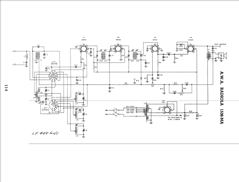 AWA 1536MA; Amalgamated Wireless (ID = 2340803) Radio