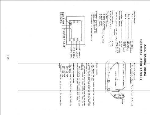 AWA 1536MA; Amalgamated Wireless (ID = 2340806) Radio