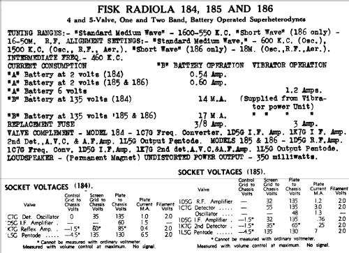 Radiola 186B; Amalgamated Wireless (ID = 717822) Radio