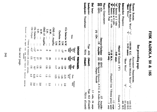 Radiola 50; Amalgamated Wireless (ID = 716374) Radio