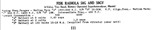 Radiola 50GV; Amalgamated Wireless (ID = 718288) Radio