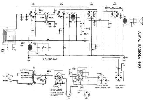 Radiola 545P; Amalgamated Wireless (ID = 2044409) Radio