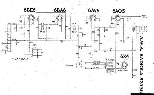 Radiola 573MA; Amalgamated Wireless (ID = 1430512) Radio