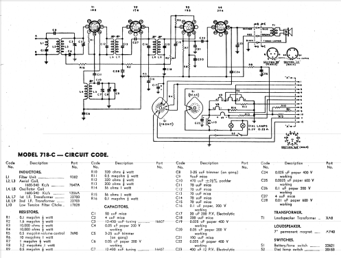 Radiola 718C; Amalgamated Wireless (ID = 2399478) Radio