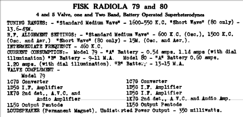 Radiola 79; Amalgamated Wireless (ID = 764848) Radio