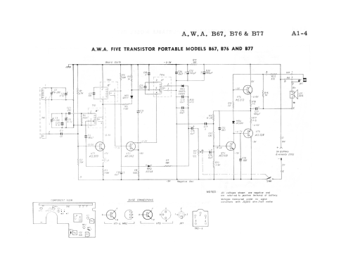 Radiola all Transistor B67; Amalgamated Wireless (ID = 2051467) Radio